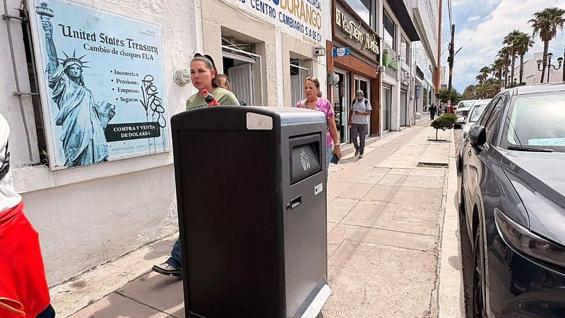 Nuevos botes de basura electrónicos en la ciudad de Durango
